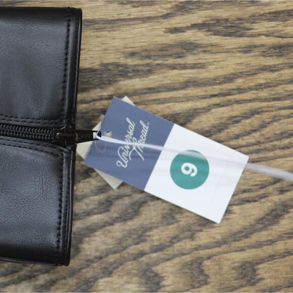 Universal Thread Womens Connor Harness Buckle Ankle Boots 90511576 Black 9M - Picture 6 of 9